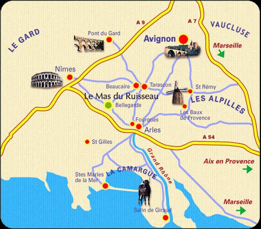 Le Mas Du Ruisseau Bellegarde  المظهر الخارجي الصورة